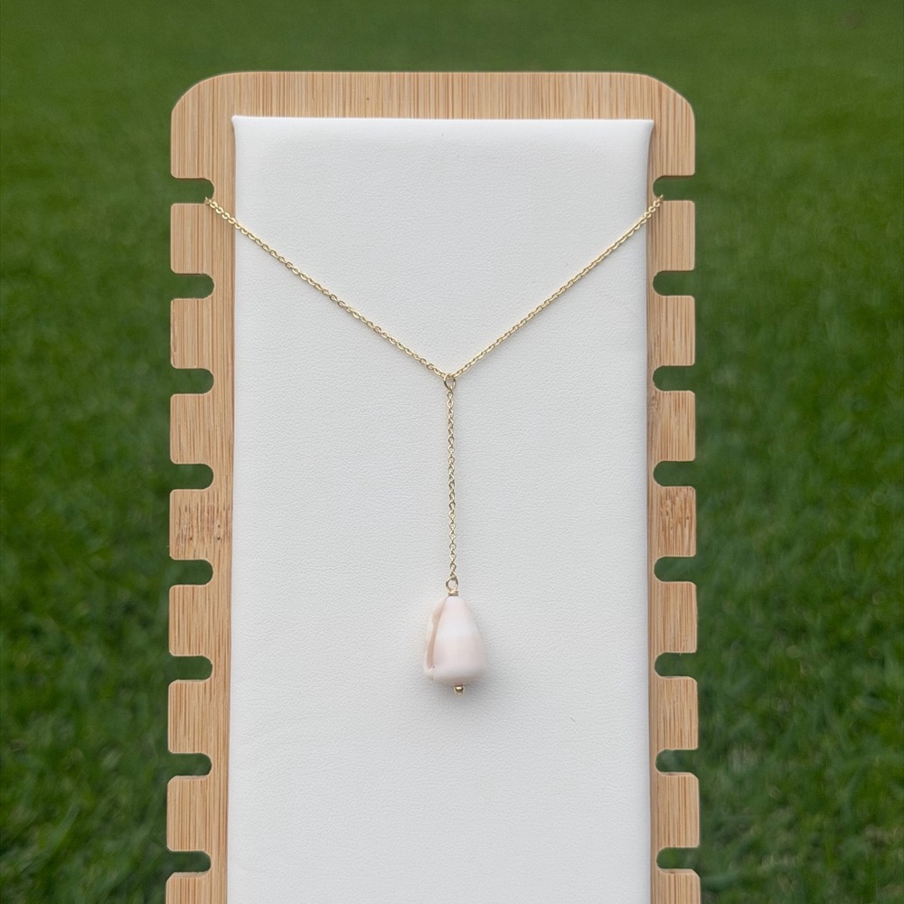 Cone Shell Drop Necklace